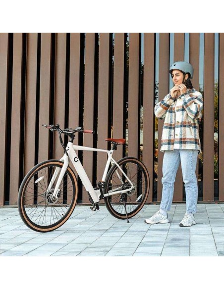 Cecotec Sprint White Bicicleta Eléctrica Urbana de 28"