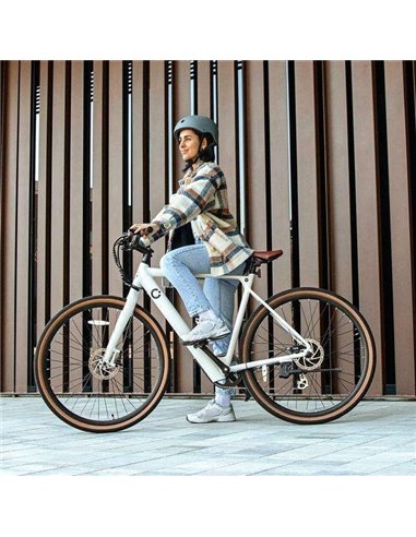 Cecotec Sprint White Bicicleta Eléctrica Urbana de 28"