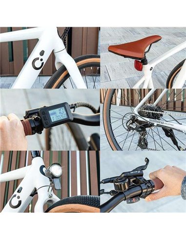 Cecotec Sprint White Bicicleta Eléctrica Urbana de 28"