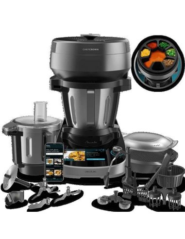 Cecotec Mambo CooKing Total Gourmet Robot de cocina multifunción con dispensador de alimentos
