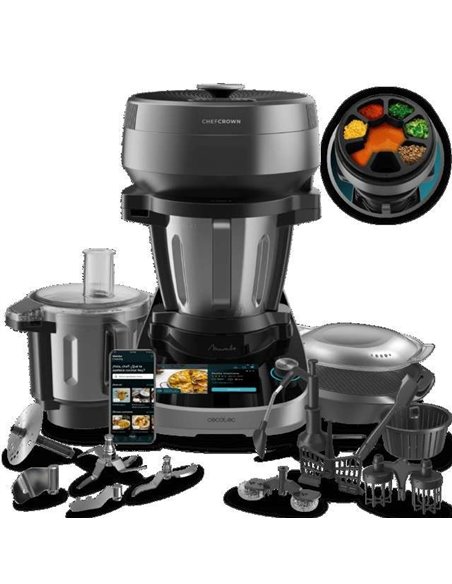 Cecotec Mambo CooKing Total Gourmet Robot de cocina multifunción con dispensador de alimentos