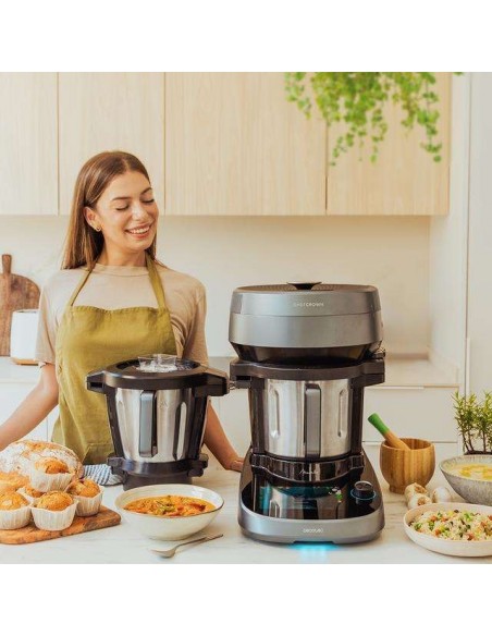 Cecotec Mambo CooKing Total Gourmet Robot de cocina multifunción con dispensador de alimentos