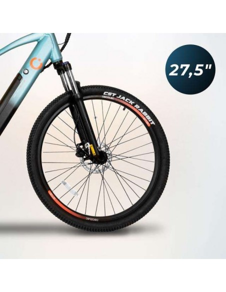 Cecotec Mountain Ventus Bicicleta Eléctrica de Montaña 27.5" Suspensión Delantera