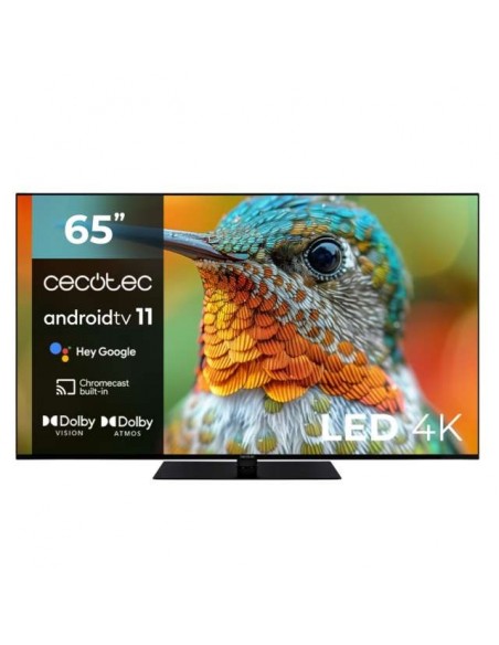 Cecotec A2Z series ALU20065Z M 65" LED 4K UltraHD HDR10+ AndroidTV Televisor