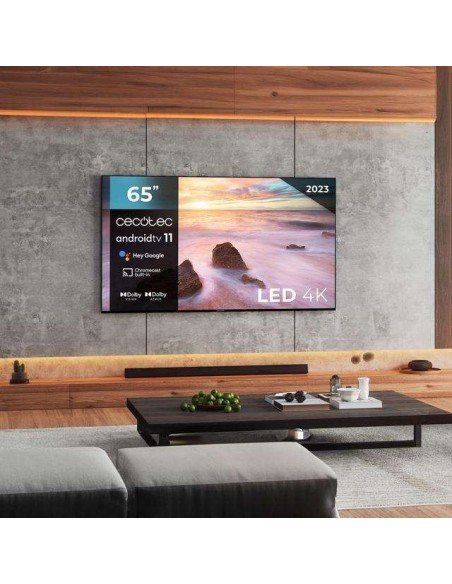 Cecotec A2Z series ALU20065Z M 65" LED 4K UltraHD HDR10+ AndroidTV Televisor