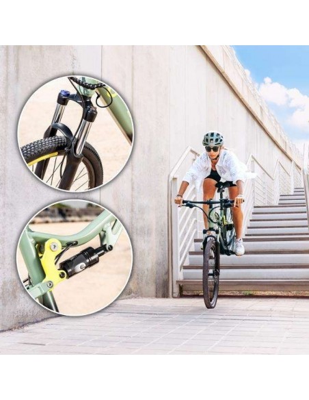 Cecotec Mountain Millor Bicicleta Eléctrica de Montaña 27.5" Doble Suspensión