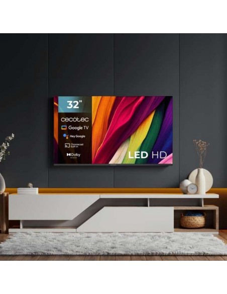 Cecotec A4 series ALH40032S 32" LED HD HDR10 Google TV Televisor