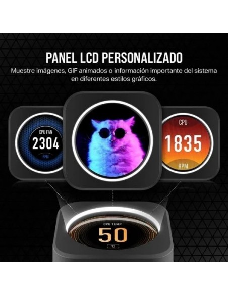 Corsair iCUE H170i ELITE LCD XT Kit de Refrigeración Líquida 420mm Negro 

