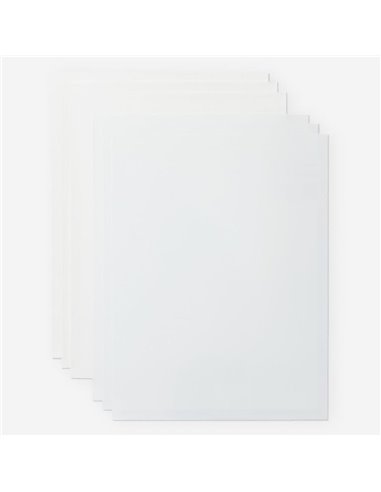 Cricut Juego de pegatinas transparentes impermeables para imprimir A4 - 6 unidades