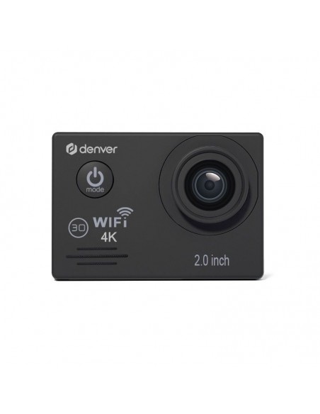 Denver ACK-8064 Cámara de acción 4K con función Wi-Fi y pantalla en la parte trasera