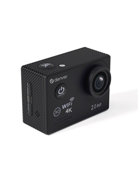 Denver ACK-8064 Cámara de acción 4K con función Wi-Fi y pantalla en la parte trasera