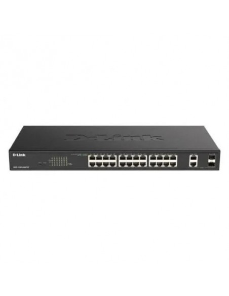 D-Link DGS-1100-26MPV2/E Switch 24 Puertos Gigabit PoE + 2 SFP