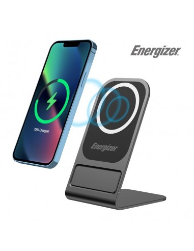 Energizer WCP109 Cargador Inalámbrico Vertical con MagSafe 15W Gris