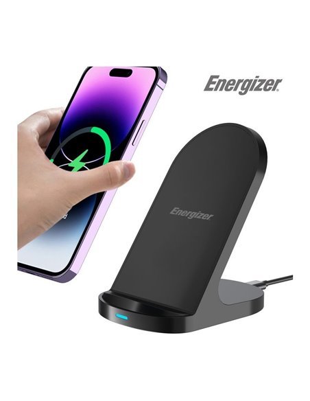 Energizer WCP108 Cargador Inalámbrico Vertical 15W Negro