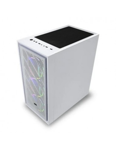 Abysm Danube Kamp ARGB Caja Cristal Templado USB 3.0 Blanca