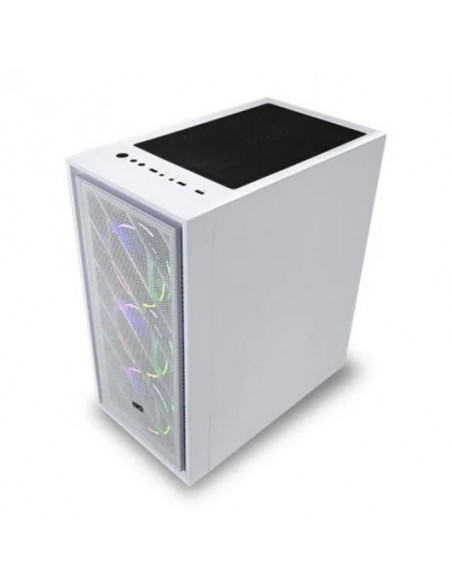 Abysm Danube Kamp ARGB Caja Cristal Templado USB 3.0 Blanca