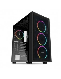 Abysm Danube Kamp ARGB Caja Cristal Templado USB 3.0 Negra