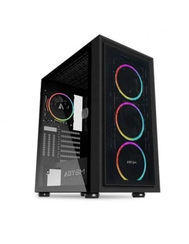 Abysm Danube Kamp ARGB Caja Cristal Templado USB 3.0 Negra