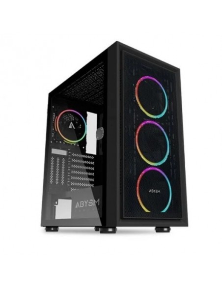 Abysm Danube Kamp ARGB Caja Cristal Templado USB 3.0 Negra