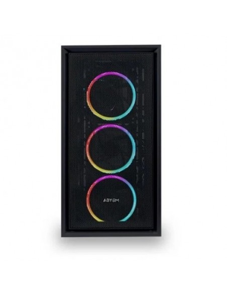 Abysm Danube Kamp ARGB Caja Cristal Templado USB 3.0 Negra