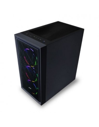 Abysm Danube Kamp ARGB Caja Cristal Templado USB 3.0 Negra