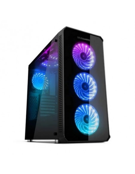 Nox Hummer TGX RGB 3.0 USB Cristal Templado LED Negra