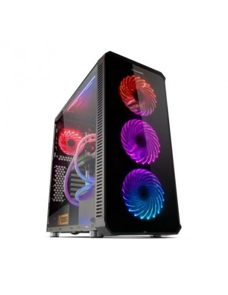 Nox Hummer TGX RGB 3.0 USB Cristal Templado LED Negra