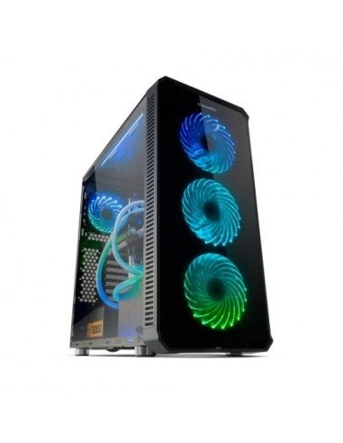 Nox Hummer TGX RGB 3.0 USB Cristal Templado LED Negra