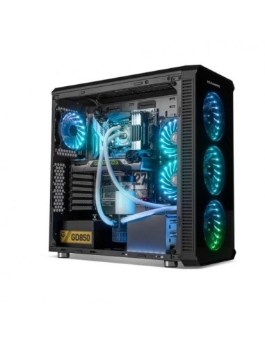Nox Hummer TGX RGB 3.0 USB Cristal Templado LED Negra