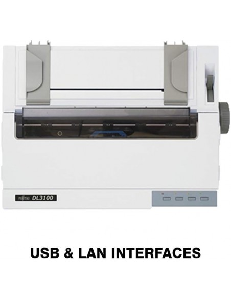 Fujitsu DL3100 Impresora Matricial USB / LAN Blanca
