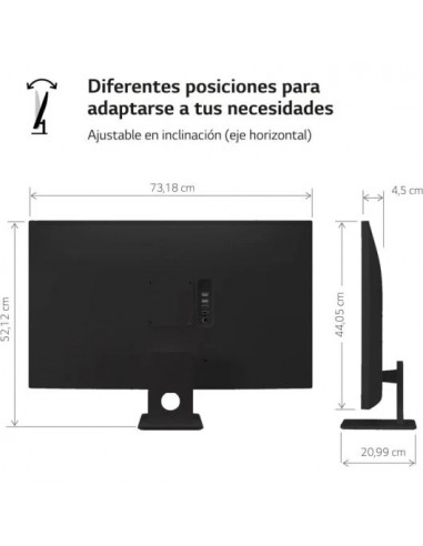 LG MyView Smart Monitor 32SR50F-B 31.5" LCD IPS FullHD