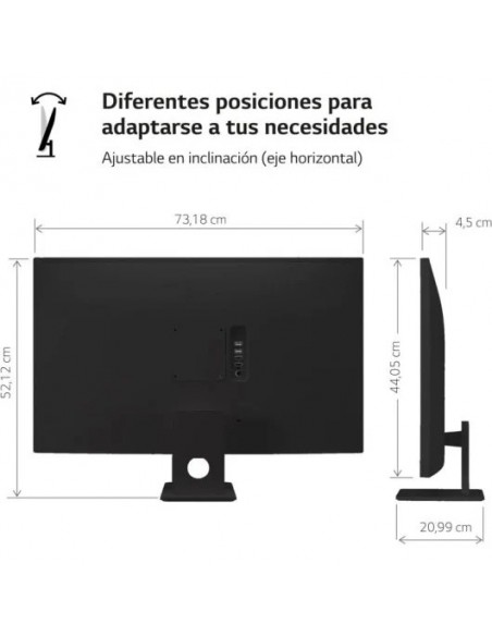 LG MyView Smart Monitor 32SR50F-B 31.5" LCD IPS FullHD