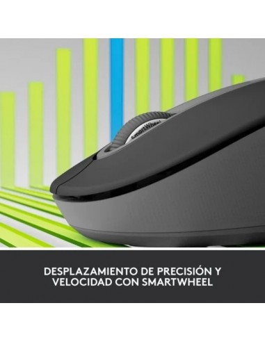 Logitech Signature M650 L Left Ratón Óptico Inalámbrico para Zurdos 2000DPI Gris