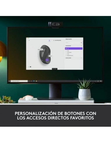 Logitech Signature M650 L Left Ratón Óptico Inalámbrico para Zurdos 2000DPI Gris