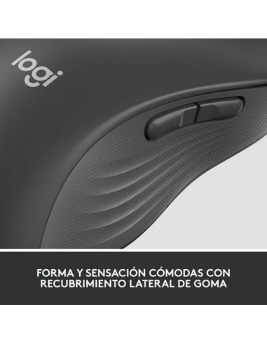 Logitech Signature M650 L Left Ratón Óptico Inalámbrico para Zurdos 2000DPI Gris