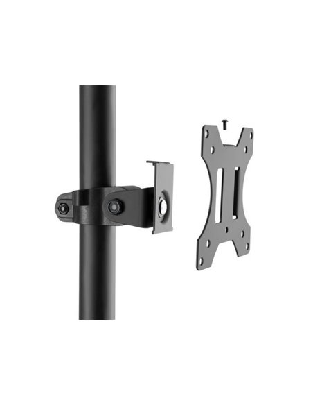 Equip 650171 Soporte Monitor de Suelo con Ruedas Workstation 1 Pantalla 17-32" 8KG Negro