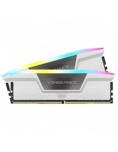 Corsair Vengeance RGB DDR5 32GB (2x16GB) 5600MHz CL36 Blanca Memoria RAM