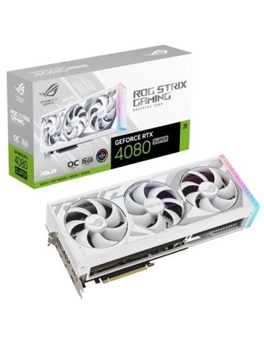 Asus ROG Strix GeForce RTX 4080 SUPER 16GB White OC Edition GDDR6X DLSS3 Tarjeta Gráfica
