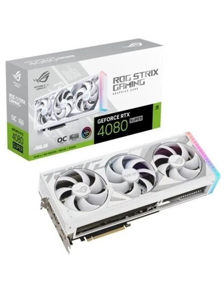 Asus ROG Strix GeForce RTX 4080 SUPER 16GB White OC Edition GDDR6X DLSS3 Tarjeta Gráfica