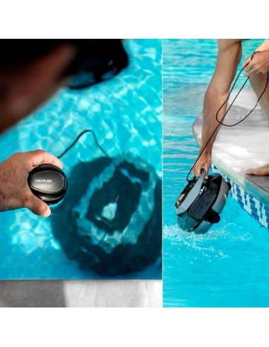 Cecotec Conga Pooldroid 1000 FloorMaster Robot Limpiafondos Inalámbrico para Piscinas