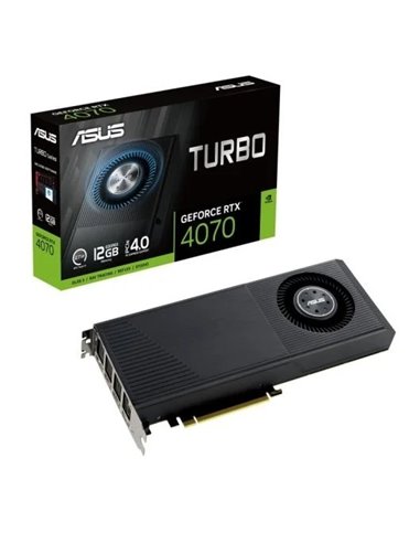 Asus Turbo GeForce RTX 4070 12GB GDDR6X DLSS3 Tarjeta Gráfica