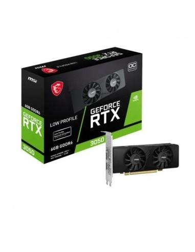MSI GeForce RTX 3050 LP OC 6G GDDR6 Tarjeta Gráfica