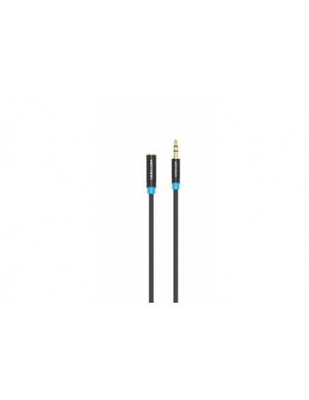 Vention VAB-B06-B200-M Cable Jack 3.5 Macho - Jack 3.5 Hembra Negro 2m