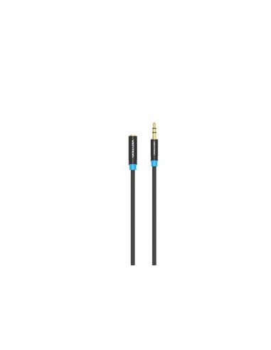 Vention VAB-B06-B300-M Cable Jack 3.5 Macho - Jack 3.5 Hembra Negro 3m