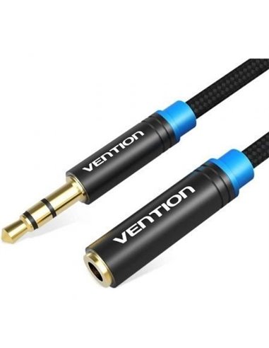 Vention VAB-B06-B300-M Cable Jack 3.5 Macho - Jack 3.5 Hembra Negro 3m