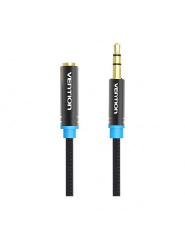 Vention VAB-B06-B300-M Cable Jack 3.5 Macho - Jack 3.5 Hembra Negro 3m