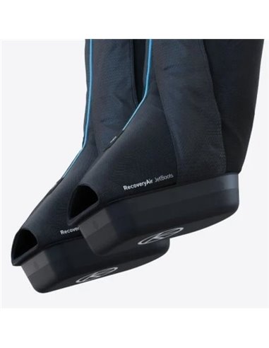 Therabody RecoveryAir JetBoots Masajeador de Medias Negro Medium