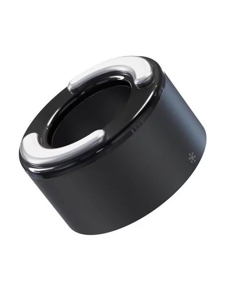 Therabody TheraFace Hot & Cold Rings Anillos para Masajeador Facial TheraFace Pro Negro