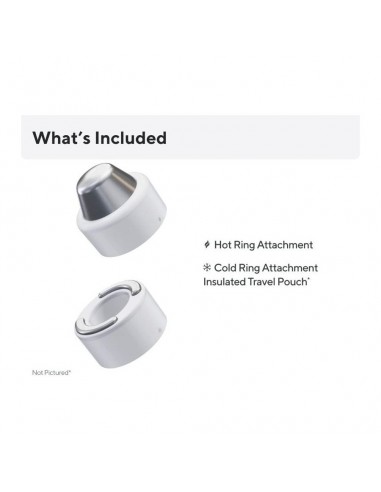Therabody TheraFace Hot & Cold Rings Anillos para Masajeador Facial TheraFace Pro Blanco