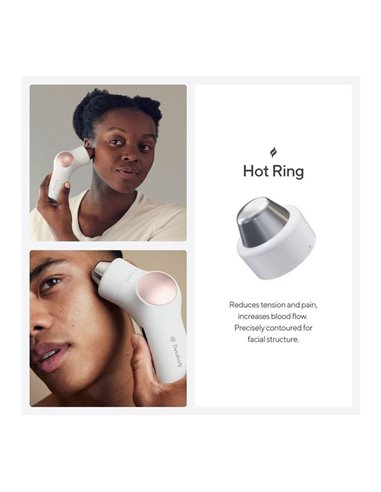 Therabody TheraFace Hot & Cold Rings Anillos para Masajeador Facial TheraFace Pro Blanco